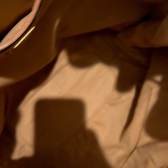 MCM COGNAC DRAWSTRING STUDDED HANDBAG - Picture 11 of 13